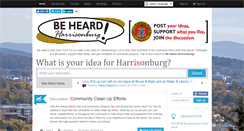 Desktop Screenshot of beheardharrisonburg.org